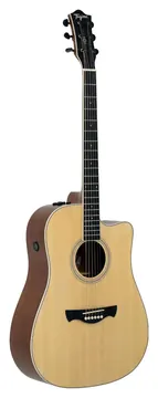 Tagima Sunset Folk Dreadnought Cutaway Aco - Natural Open Pore
