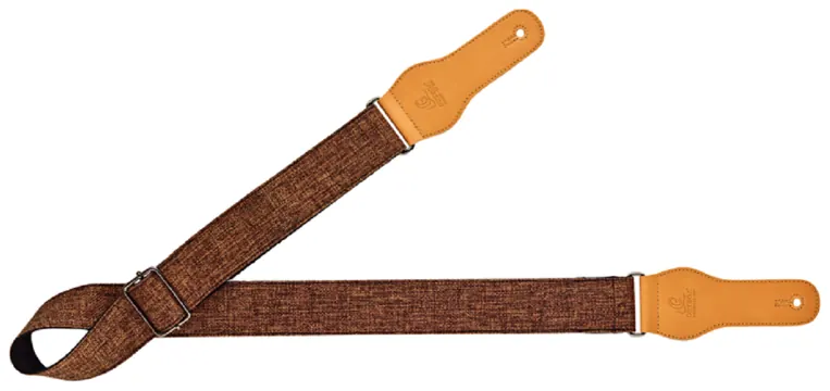 Ortega Gitarrengurt OCS-220 Brown Cotton
