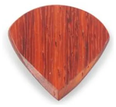 Roxor Rockstore TONE GROWN Picks / Plektrum Jazz "Padauk" AFRICA