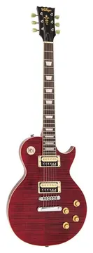 Vintage Les Paul Reissued Series V100 TWR - Trans Wine Red