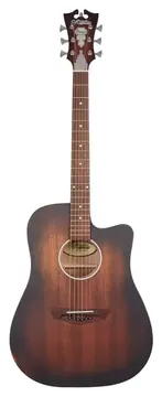 D`Angelico D'Angelico DAPLSD500AGDCP PREMIER BOWERY Series Bowery LS Dreadnought CE Chitarra Acustica Elettrificata Aged Mahogany