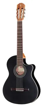 Alhambra Black Satin CW EZ incl.Gig Bag