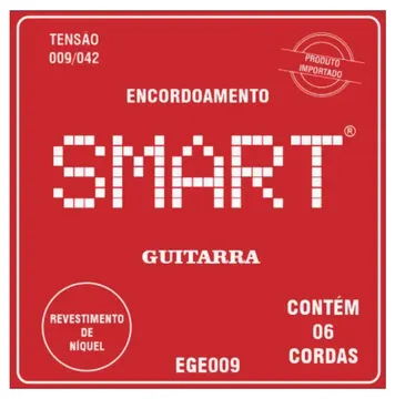 Smart Encordoamento Smart para Guitarra EGE-009