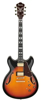 Ibanez as113bs hollow body brown sunburst chitarra elettrica