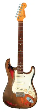 Fender Rory Gallagher Signature Stratocaster Relic Rosewood Fingerboard 3-Color Sunburst
