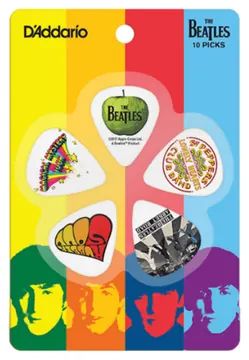 D'Addario 10 Beatles Picks Albums - Heavy
