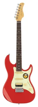 Larry Carlton S3 SSS Drd RN Guitare Electrique "stratocaster" Rouge