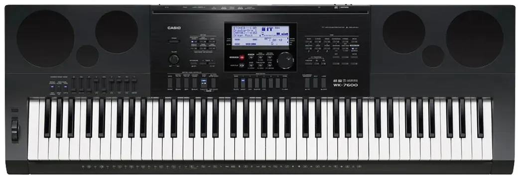 Casio Teclado Musical Casio Wk7600 76 Teclas Profissional Com Fonte