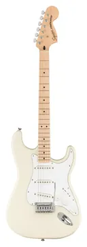 Fender affinity stratocaster mn wpg olympic white chitarra elettrica
