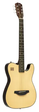 J.N GUITARS EW3000CN Elektrische solidbody folkgitaar met massief sparren body en cutaway, naturel