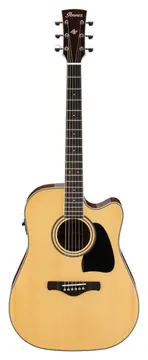 Ibanez aw70ece natural chitarra acustica elettrificata