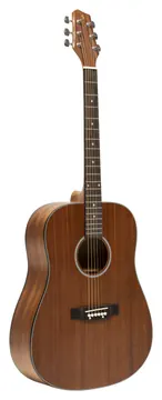 Stagg SA25 D MAHO Akoestische gitaar, Dreadnought-model, sapeli-mahonie, naturel