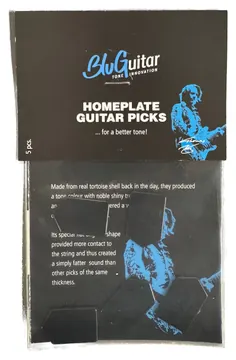 Bluguitar Homeplate Guitar Picks Plektren (5 Stück)