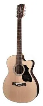 Richwood Master Series A60CE Handmade Electro Acoustic Auditorium OOO Guitar, Solid Spruce & Rosewood, Gloss