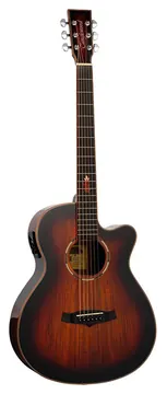 Tanglewood TWX4CEK - Winterleaf Exotic - Electro Acoustic -Autumn Burst Gloss