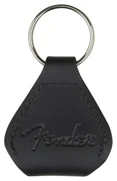 Fender 9106001606 leather pick holder keychain