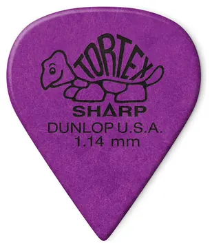 Dunlop 1.14mm Tortex Sharp Pick - Set Of 6