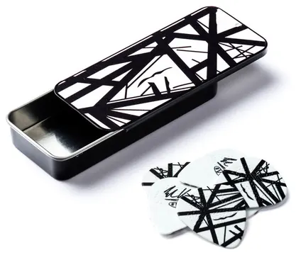 Dunlop EVH Black Stripe Pick Tin