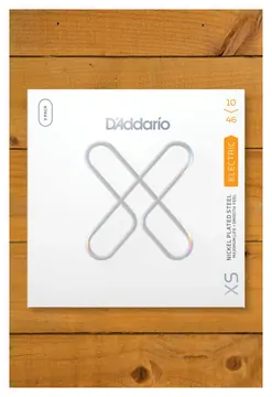 D'Addario XS 10-46 Regular Light, Nickel Electric Guitar Strings, 3 pack