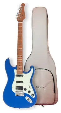 Benson Stratocaster Hardy Series HSS 902 Azul Com Bag