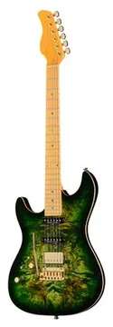 Larry Carlton S10 HSS Transparent Green LH