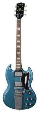 Gibson 1964 SG Standard Reissue w/ Maestro Vibrola Light Aged Antique Pelham Blue
