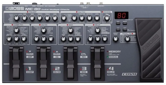 Boss Pedaleira Boss ME-80 de Efeitos p/ Guitarra