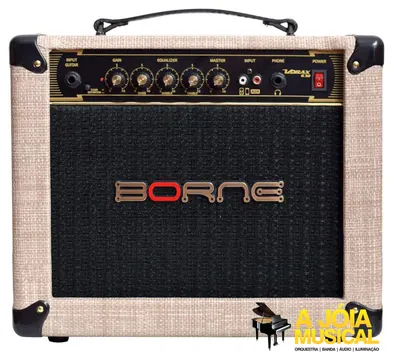 Borne Amplificador Cubo para Guitarra Borne Vorax 630 Palha