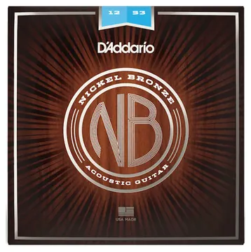 D'addario NB1253 Nickel Bronze (.12-.53) Acoustic Medium