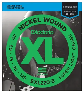 Daddario EXL220-5 040-125