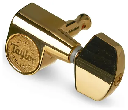 Taylor 181PG | Set of 6 Guitar Tuners | Ratio 1:18 | Polished Gold