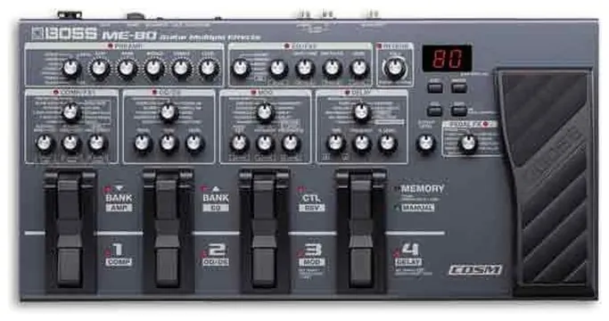 Pedaleira Boss ME 80 Multi Efeitos para Guitarra