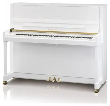 Kawai K-300 WH/P Klavier 122 cm weiß poliert