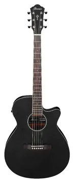 Ibanez AEG7MH Open pore chitarra acustica elettrificata nera