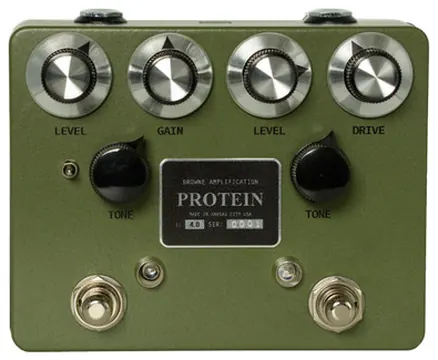 Browne Amplification The Protein V4 Dual Overdrive Pedal in Green