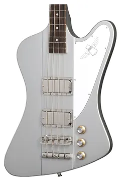 Epiphone Thunderbird '64 4-string Bass in Silver Mist with Gig Bag (EIGTB6SIMNH3)