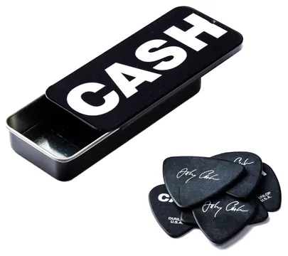 Dunlop JD-JCPT04H Johnny Cash Bold Heavy Pick Tin