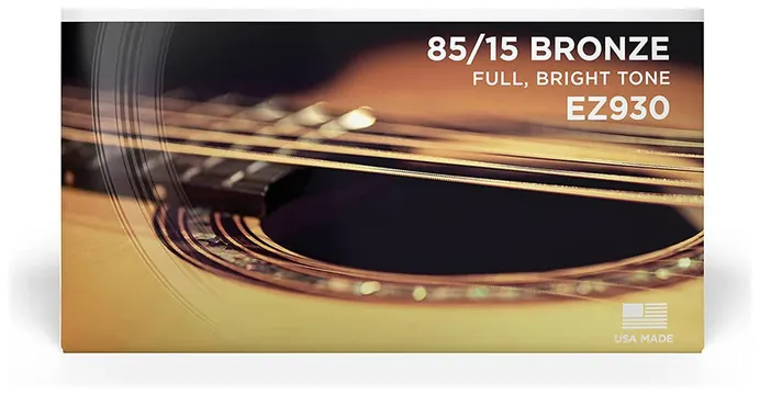 D'Addario EZ930 85/15 Medium 13-56 Corde per Chitarra Acustica Tono Brillante
