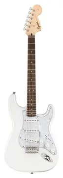 Squier Affinity Stratocaster Arctic White with White Pearl Guard