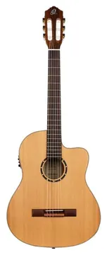 Ortega RCE131SN GUITARE CLASSIQUE ELECTRO - Table en cèdre massif