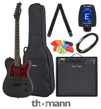 Harley Benton TE-20HH SBK Standard Bundle