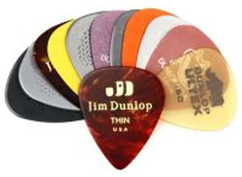 Blister plettri Dunlop PVP101 Variety pack 12pz light medium