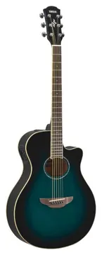 Yamaha Apx600Obb Chitarra Acustica Elettrificata Oriental Blue Burst