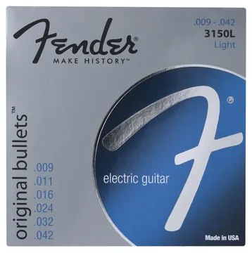 Fender Original BulletT Pure Nickel Electric Guitar String Set | 9-42