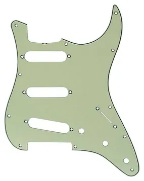Fender 60s Era Strat SSS Pickguard '62 Mint Green