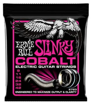 Ernie Ball EB2723 Electric Guitar Strings (9-42) COBALT