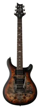 PRS SE Exotic Custom 24-08 Poplar Burl LTD Charcoal Cherry Midnight Burst