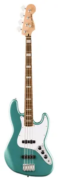 Fender Affinity Series Active Jazz Bass Laurel Fingerboard White Pickguard Mystic Sea Foam Green