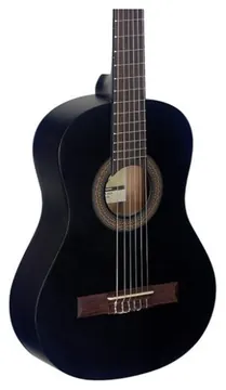 Stagg C410M 1/2 Size Nylon Strung Classical Guitar, Black