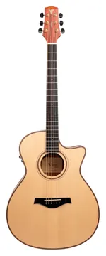 PHX J White AH-GC100NS Cutway Eletroacústico Natural Satin